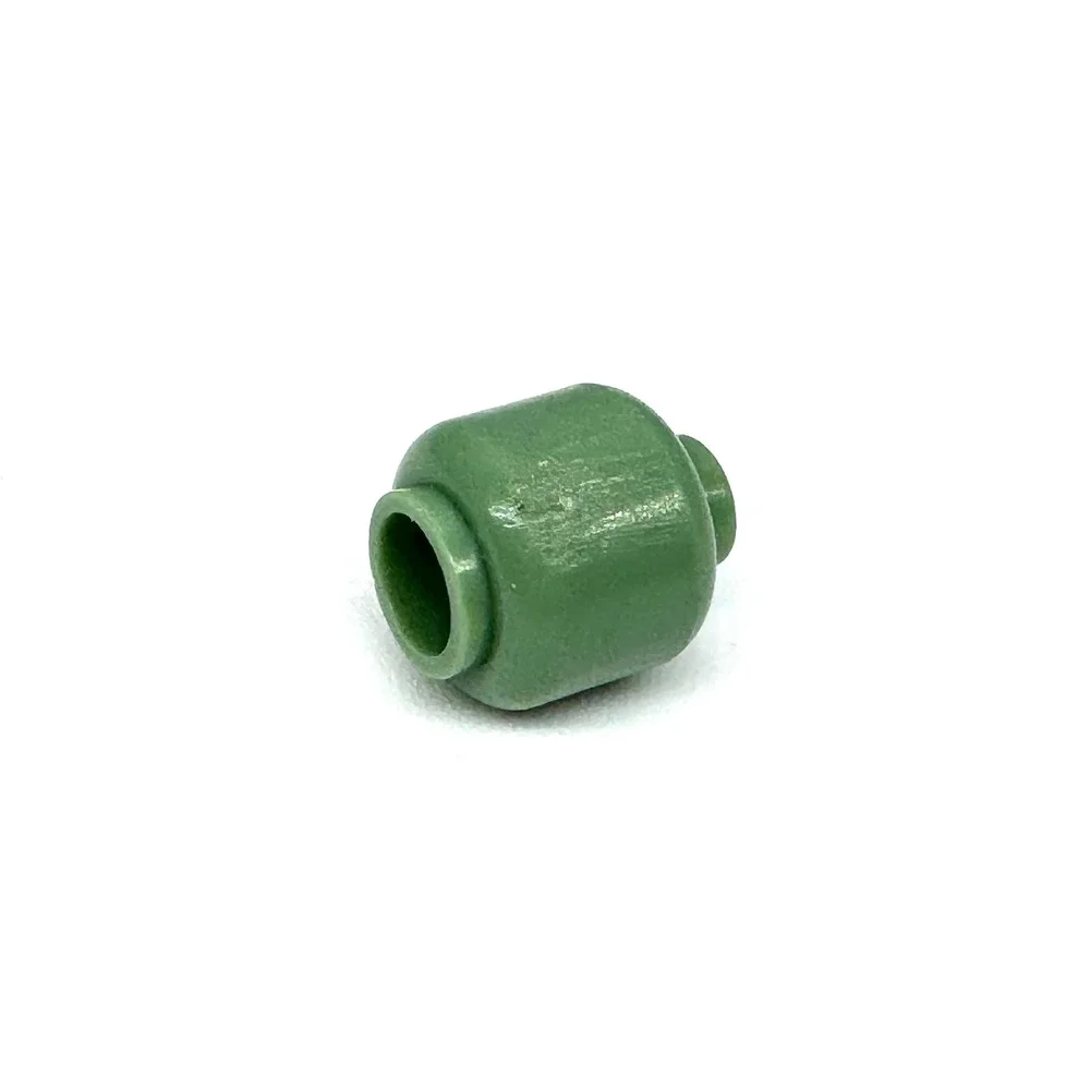 Lego Minifigure Head Sand Green Monster Zombie Wrinkles 3626bpb0415 Part